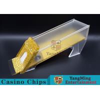 China Scrub Acrylic Card Shoe 8 Deck Casino Dedicated With Durable Materials for sale