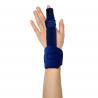 China One Size Fits Broken Bone Splint Middle Finger Wrist Support Blue Color factory
