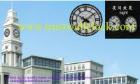 China good materials Outdoor Clocks with sound chime/night illumination lights,-Good Clock (Yantai)Trust-Well Co factory