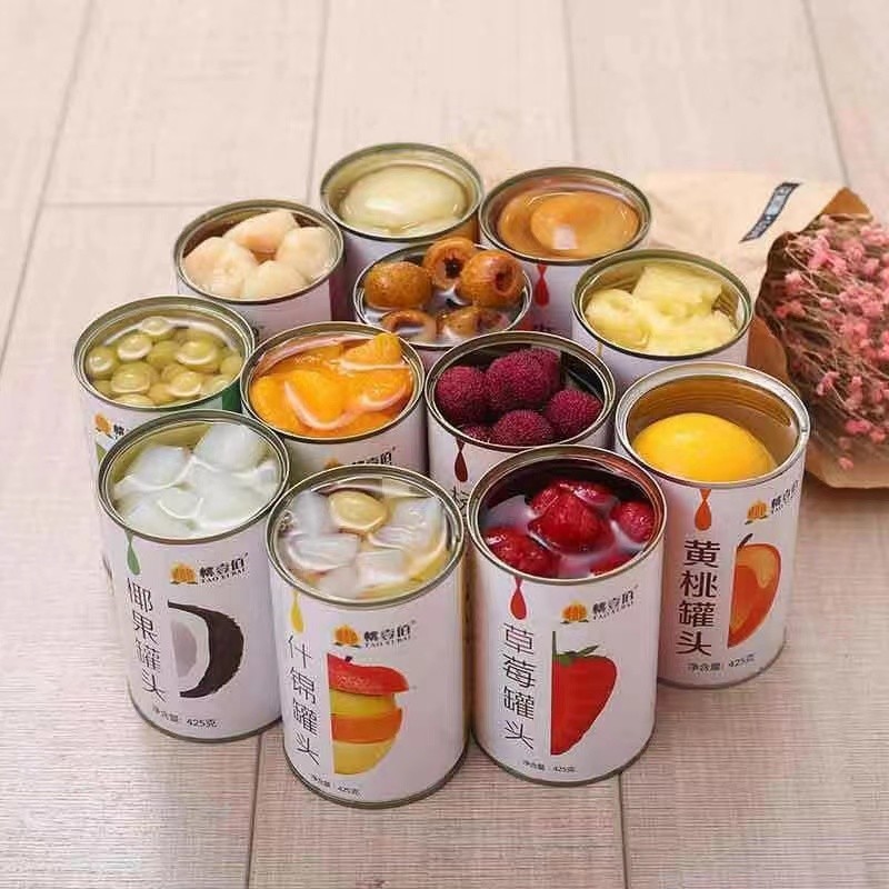 China 300 To 500gr Empty Vegetables Fruit Food Tin Can With Easy Open Lid OEM factory