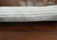 China Silver Plated Stainless Steel Braided Sleeving , Braided Stainless Steel Tubing factory