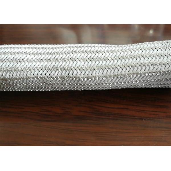Quality Silver Plated Stainless Steel Braided Sleeving , Braided Stainless Steel Tubing for sale