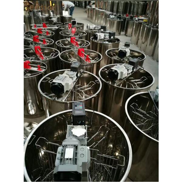 Quality 6 frame radial honey extraction machine beekeeping electric Horizontal motor for sale