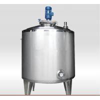 Quality Jacketed Liquid Mixing Tank 50mm Insulation With Agitator Mixer / Scraper for sale