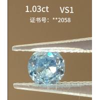 China Blue Diamonds Man Made Real Diamonds Loose Lab Made Diamond Necklaces Rings Pendant factory