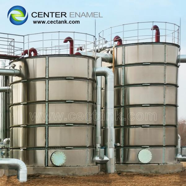 Quality Concrete Foundation Stainless Steel Bolted Tanks For Brewing Distillery for sale