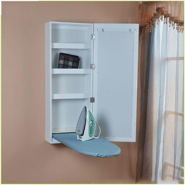 Quality Space Saving 750mm Height 3 Shelves Wall Mounted Ironing Cabinet for sale