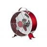 China Quiet Decorative Retro Electric Fan 2 Speed 4 Blade Metal Carry Handle factory