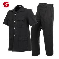 Quality TR Black Police Officer Suit for sale