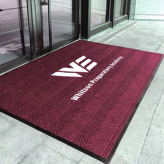 Quality 8MM Heavy Duty Entrance Mats Commercial Punch Needle Large Logo for sale