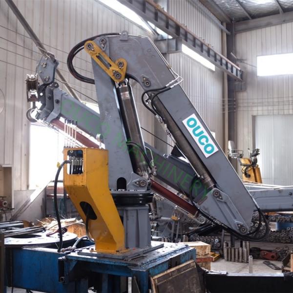 Quality 8M Knuckle Telescopic 0.6t Mobile Hydraulic Cranes for sale