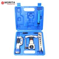 China Dual Purpose Eccentric Flaring Tools Kit With Pipe Cutter 4-32mm And Deburring Tool In A Plastic Case Al Alloy factory