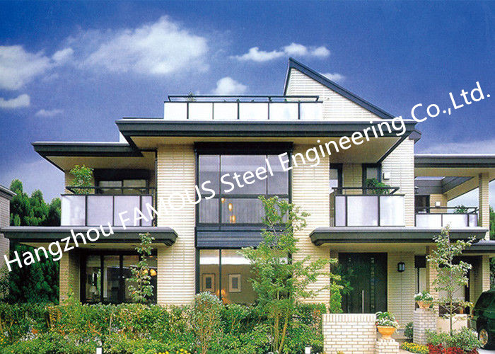 China Prefabricated Luxury Pre-Engineered Building Customized Steel Villa House factory