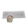 China 380 X 130 X 14mm Rechargeable Wireless Keyboard , Clean Key Cherry Industrial Keyboard factory