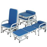 China Multifunction Folding 250KG 3cm Accompanying Hospital Chair Bed factory