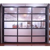 China Modern Villa Exterior Insulated Aluminum Sectional Door Stylish Aluminum Alloy / Double Glazing Glass for Any Space factory