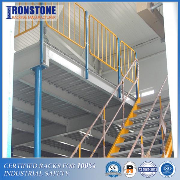 Quality  U.S. Building Standard Mezzanine Flooring Rack System Industrial Steel Platform for sale