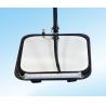 China 9 led light Vehicle Inspection Mirror with three wheel and 140cm Rod 30cm Convex mirror factory