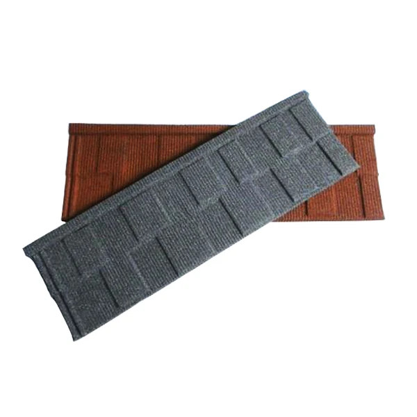 Quality Shingle Roof Tiles 0.4mm AZ40 Tiger/Black/Black White Stone Coated Metal Tile 50 Years Warranty 2.75 KG/Pc for sale