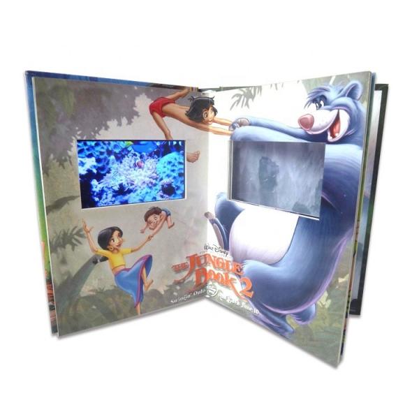 Quality Hot Selling 1GB Digital Video Booklet , 7 Inch Promotional Video Greeting Cards CMYK Color for sale