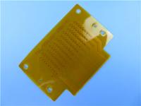 China Double Layer Thin Flexible PCB on Polyimide With 0.5oz Copper and Immersion Gold For WiFi Antenna factory