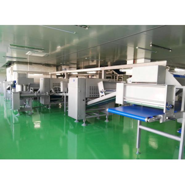 Quality -40℃ Auto Freezing Tunnel Pastry Dough Laminator Machine For Croissant  and sasuage roll for sale