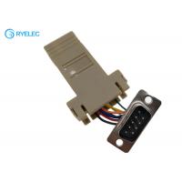 China Custom DB9 RS232 Male To RJ45 Female Modular Adapter Custom Pin Out Accepted factory