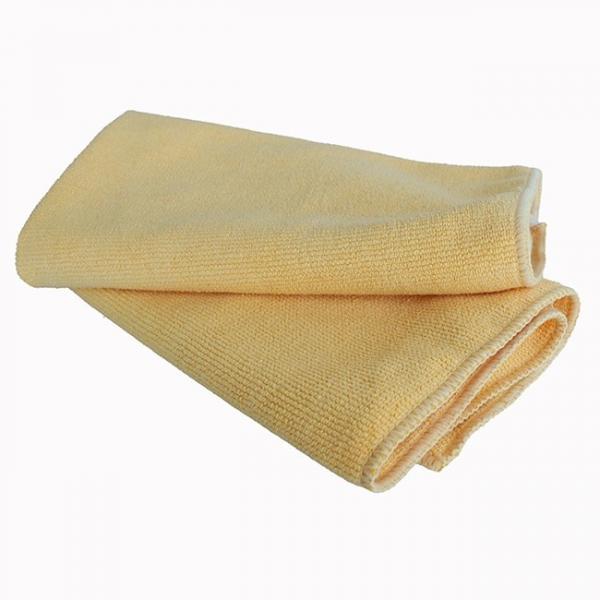 Quality Anti Bacterial Car Cleaning Cloth Yellow Washing Microfiber Towels for sale
