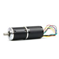 China Round 24v 11w 2100rpm 71:1 Speed Ratio Geared Brushless Dc Motor High Torque for sale