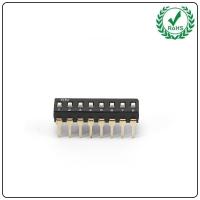 China 2.54mm pitch 8 pin single pole double throw tri-state slide DIP Switch factory