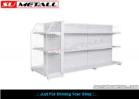 China Round Hole Peg Supermarket Display Shelf , Metal Display Racks For Grocery Store factory