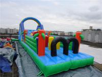 China Children Inflatable Amusement Park Waterproof with 0.55mm PVC Tarpaulin factory