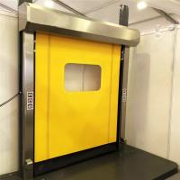 China Custom Plastic Film Repair Dust Barrier High Speed Zipper Door for Industrial factory