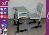 China Grade School Moulded Board Single Student Classroom Desk And Chair Set factory