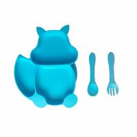 Quality Fox Shape Foldable Silicone Bowl Non Toxic Bpa Free Customized With Spoon for sale