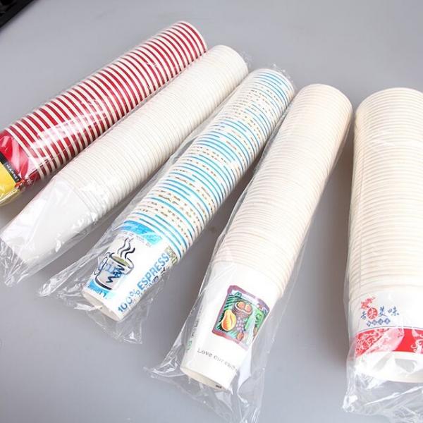 Quality 1.5KW POF PE Shrink Film Plastic Cup Packaging Machine 15-30 Bags / Min for sale