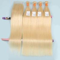 China Custom Tangle Free Blond Full Lace Human Hair Wigs 100% Remy Virgin Hair Fringe Wig factory