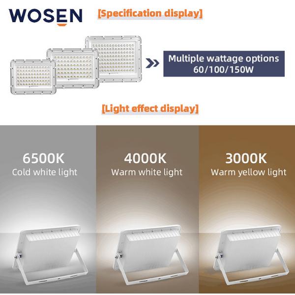 Quality 100W Commercial Solar Security Lights With Motion Sensor IP65 Waterproof for sale
