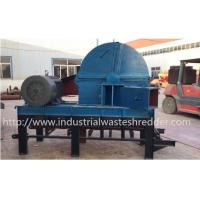 China Waste Wood Log Shredder Machine , Double Shaft Industrial Wood Shredder factory