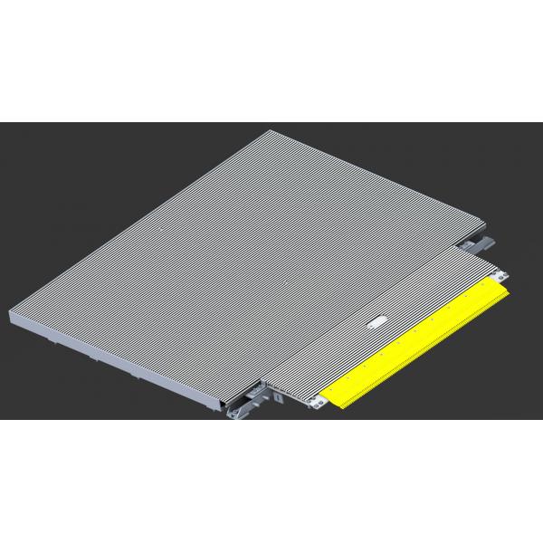 Quality CNAS Escalator Floor Plate Part Replacement For Outdoor Escalator for sale