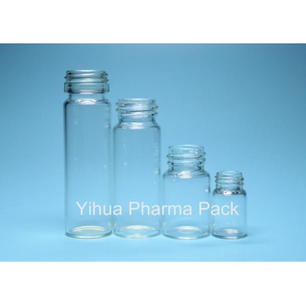 Quality Various Specifications Clear or Amber Screw Top Neck Glass Vials for sale