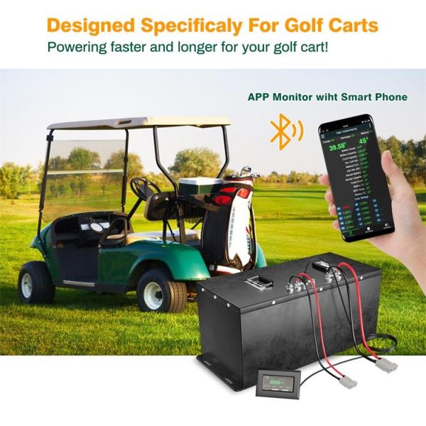 Quality Lithium Automotive LifePo4 Golf Cart Battery Pack 36v 100ah With APP Control for sale