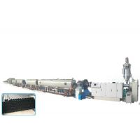 China HDPE Drain Pipe Extrusion Line , Single Screw Extrusion Machine factory