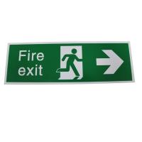 China 1mm Photoluminescent Safety Exit Sign Fire Evacuation Signage factory