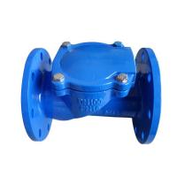 China Ductile Iron Rubber Metal Check Valve Type National Standard H44X DN50-DN600 factory