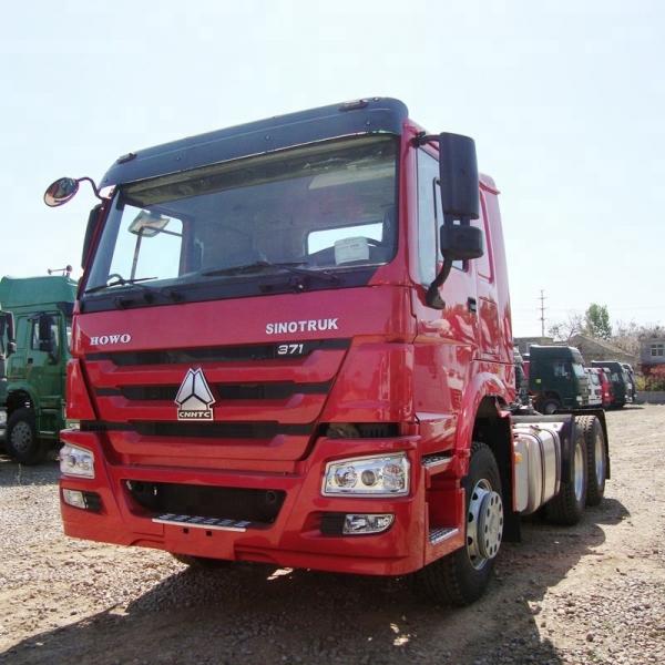 Quality 371hp Tractor Head Truck 4x2 With Air Conditioner Manual Transmission Type for sale