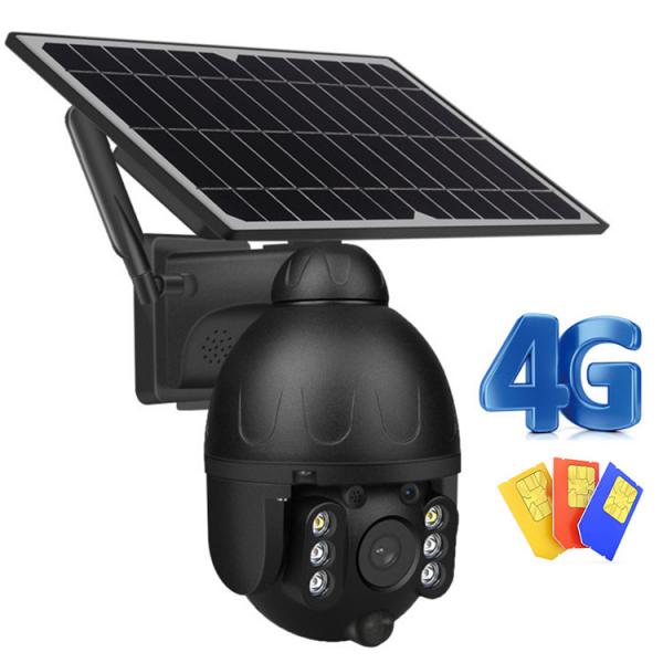 Quality Audio WiFi Spotlight 4G Solar Camera With AI Motion Detection for sale