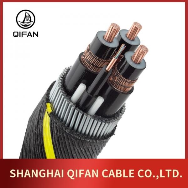 Quality Three Core Submarine Power Cable 185mm2 XLPE Insulated 30kv 66kv 132kv for sale