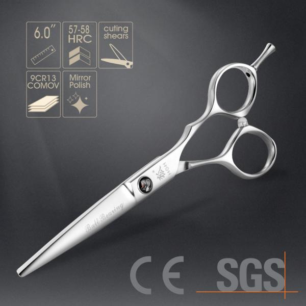 Quality Silver Hair Thinning Japanese Steel Scissors Adjustable UFO Screws for sale