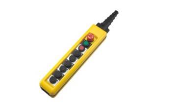China Electric Hoist Industrial Remote Controls Double Speed IEC 60947-5-1 for sale